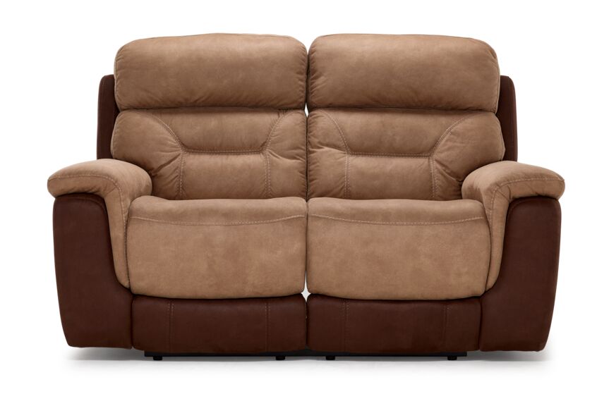Doley Reclining Loveseat - Two-tone Brown