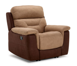 Doley Fauteuil inclinable – brun deux tons