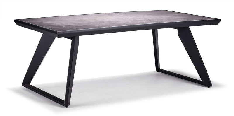 Drake Table de centre 43,5 po - noir, gris | Léon