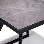 Drake 21.75" End Table - Black, Grey
