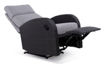 Drexel Outdoor Recliner - Grey, Black