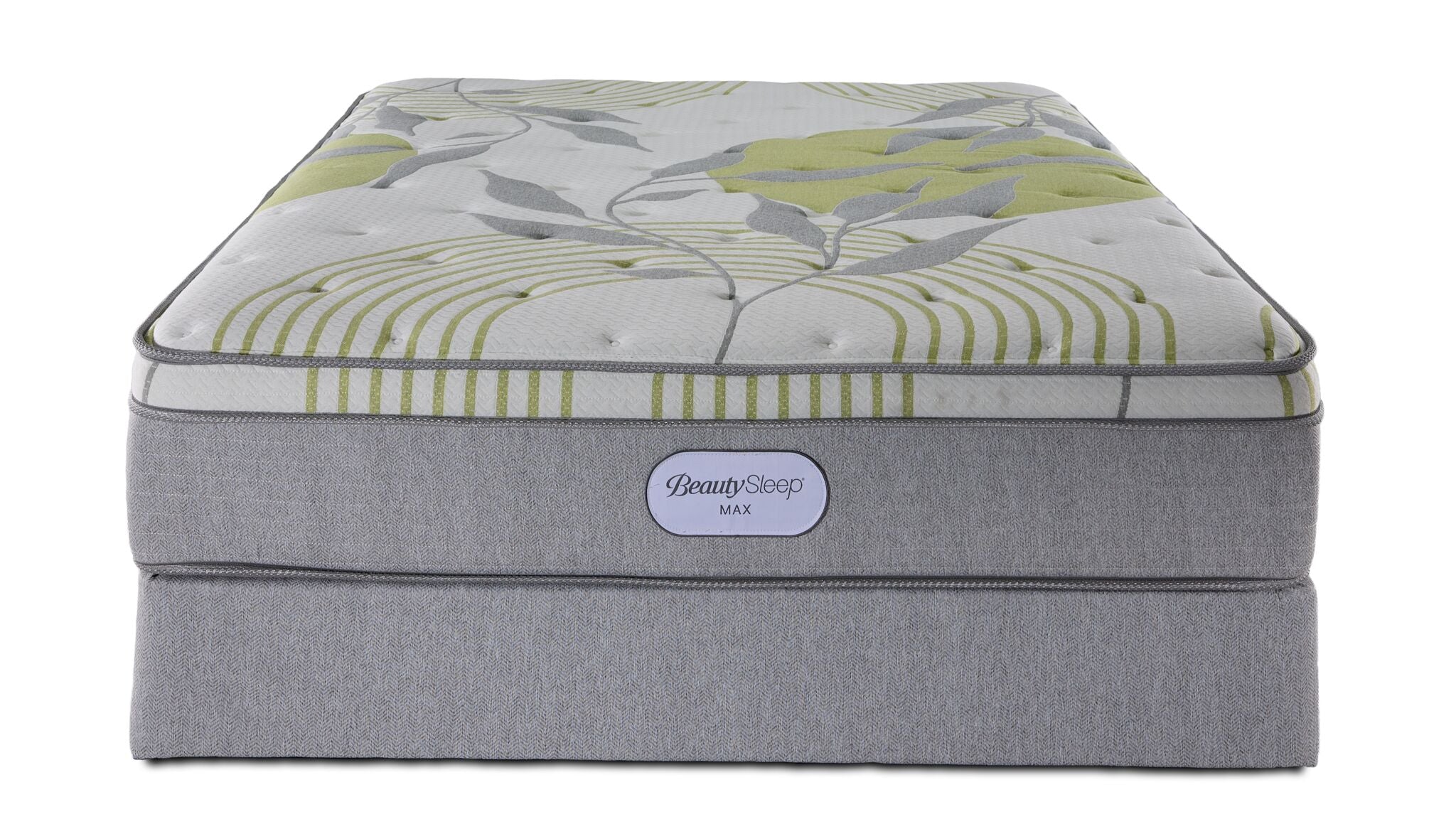 In Full Bloom - BeautySleep Max Drift Euro Top Medium Queen Mattress and Boxspring Set