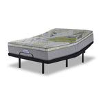 In Full Bloom - BeautySleep Max Drift Euro Top Medium King Mattress and L2 Motion Adjustable Base