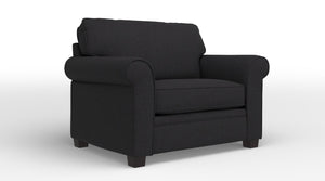 Duffield Fauteuil - gris foncé lido