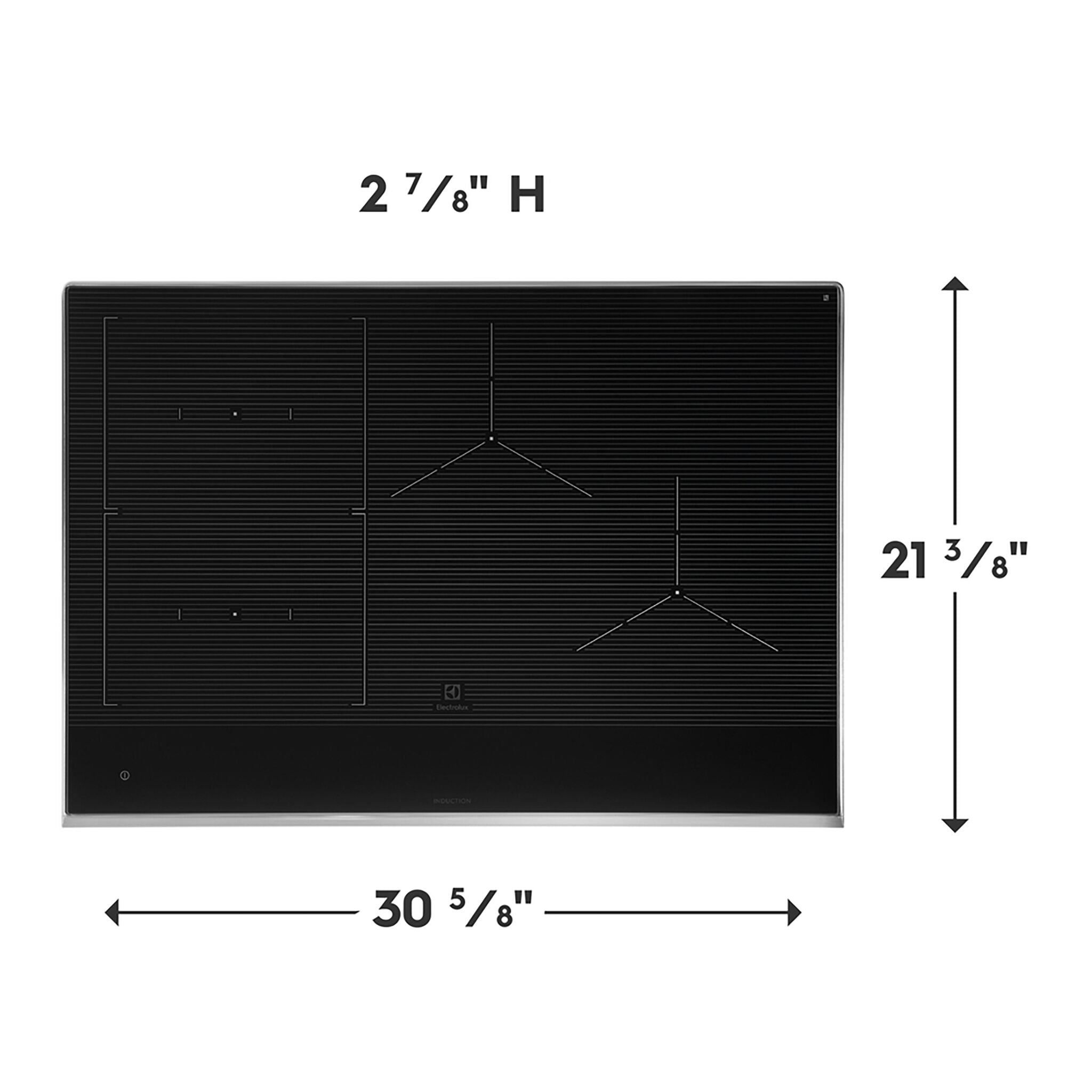 Electrolux Stainless Steel 30" Induction Cooktop - ECCI3068AS