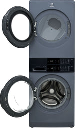 Electrolux Denim Blue Laundry Tower Single Unit Front Load Washer (5.1 Cu. Ft.) and Electric Dryer (8 Cu. Ft.) - ELTE730CAD