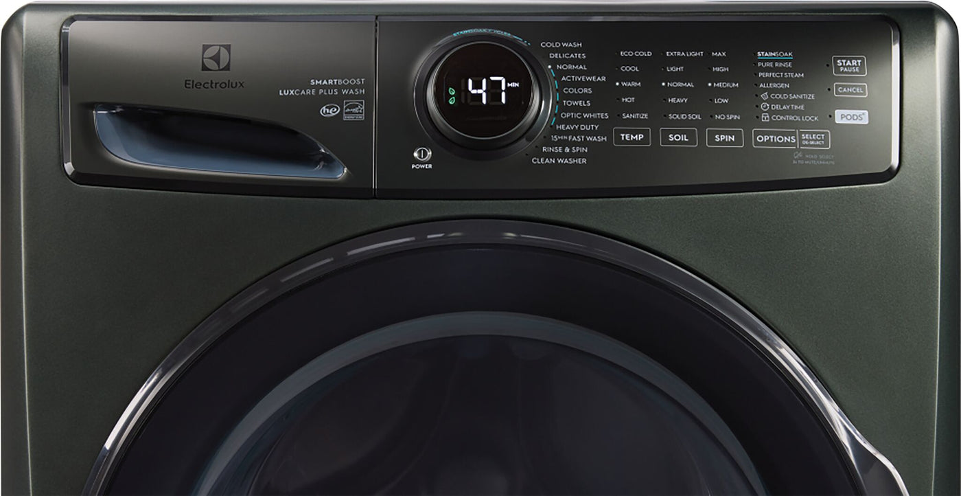 Electrolux Green Front Load Perfect Steam™ Washer with LuxCare® (5.2 Cu. Ft.) - ELFW7738AA