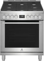 Electrolux Stainless Steel Freestanding Dual-Fuel Range (4.6 Cu. Ft.) - ECFD3068AS