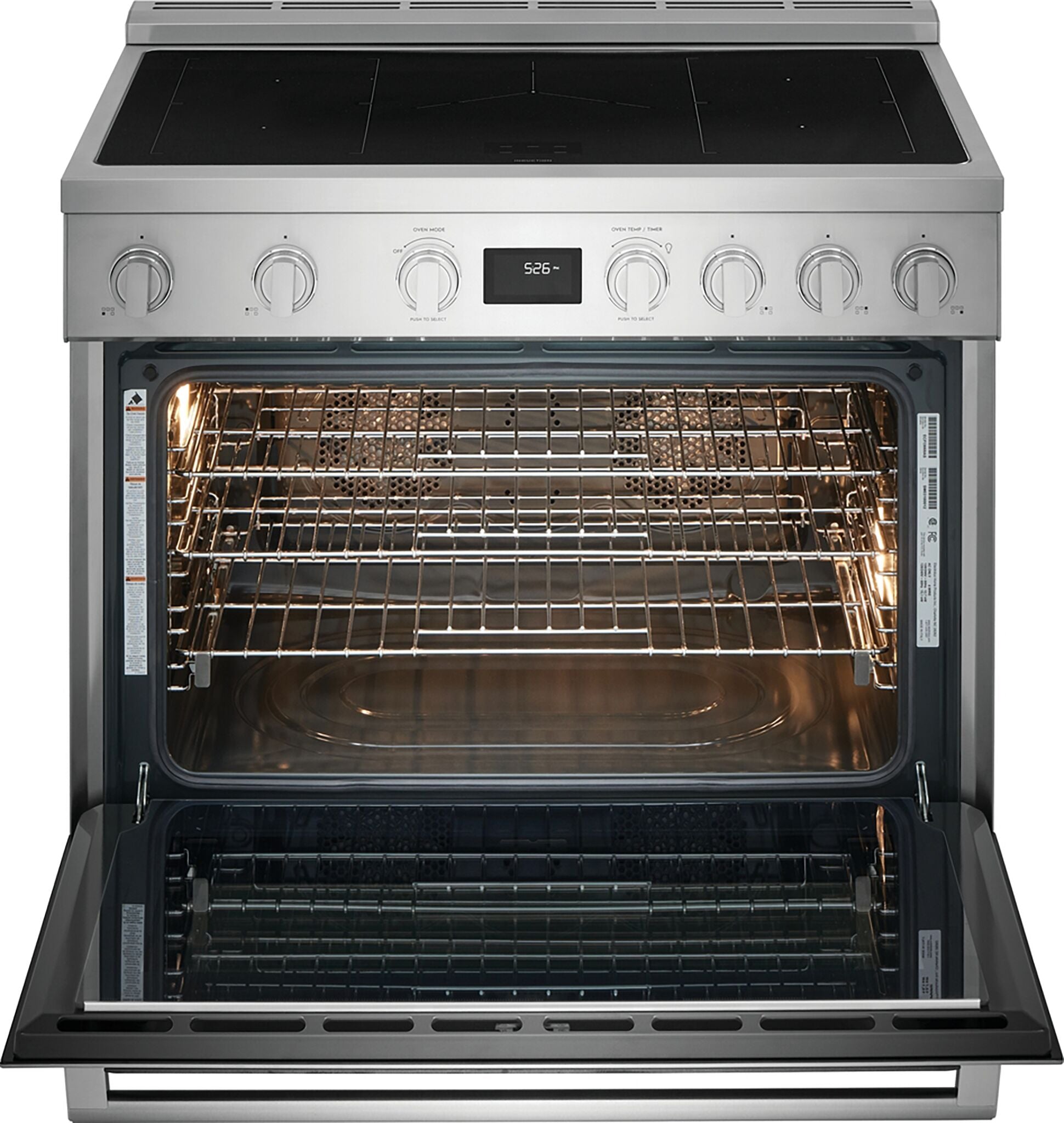 Electrolux Stainless Steel Freestanding Induction Range (4.4 Cu. Ft.) - ECFI3668AS