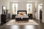 In Harmony - Elure 6 - Piece Queen Waterfall Panel Bedroom Set - Peppercorn