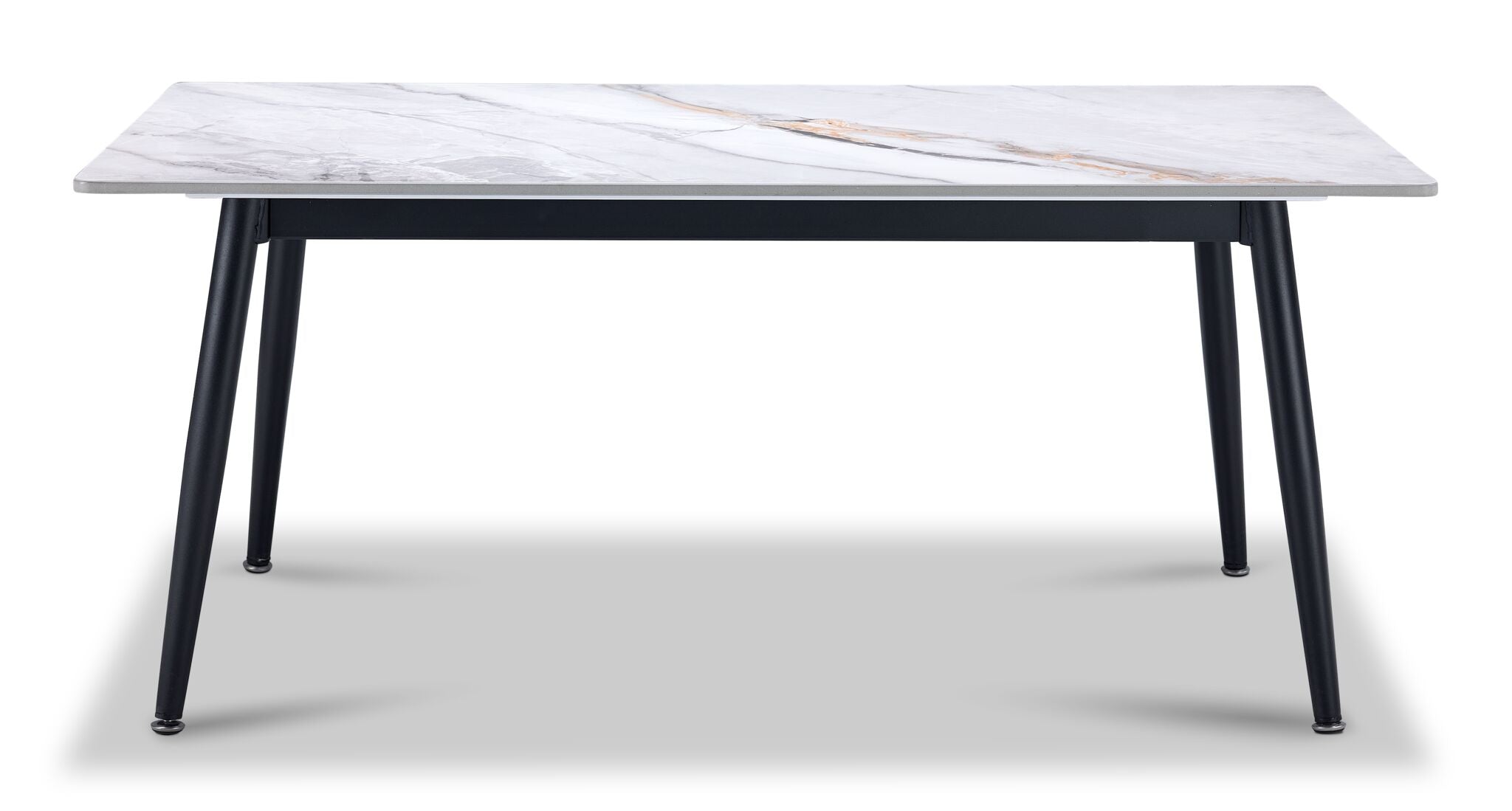 Emberly 44" Coffee Table - Black & Grey Sintered Stone