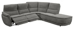 Emerson 4-Piece Power Reclining Sectional with Right Facing Chaise - Grey