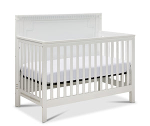 Emery Lit de bébé convertible à panneau - blanc