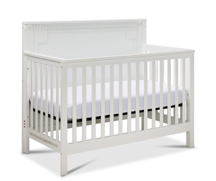 Emery Convertible Panel Crib - White