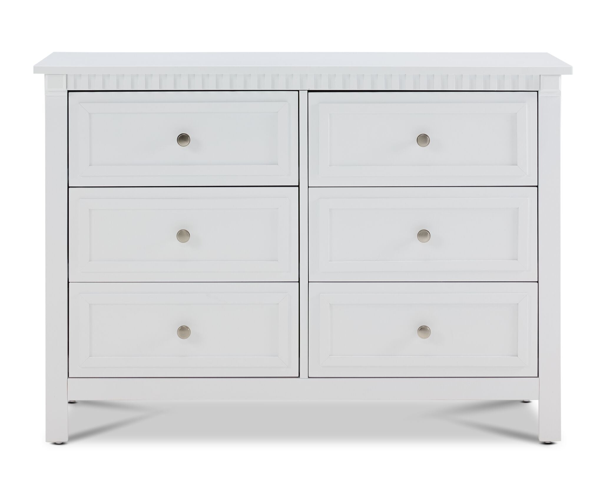 Emery 6-Drawer Dresser - White