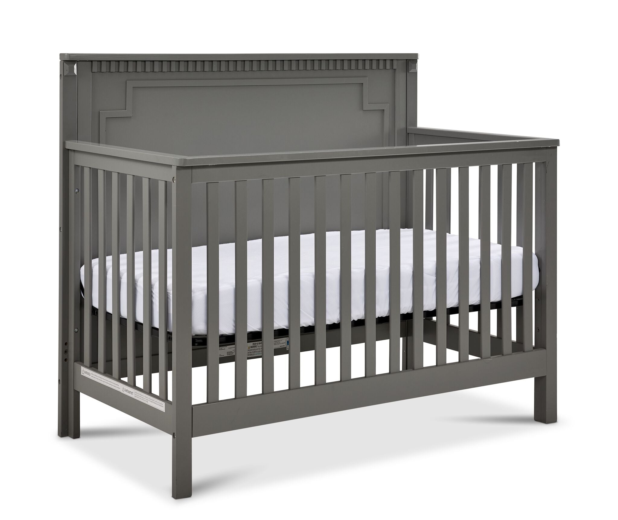Emery Convertible Panel Crib - Grey
