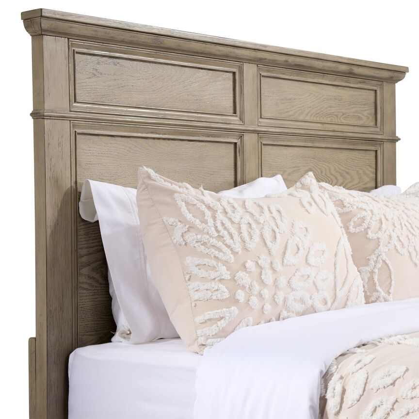 Emma 3-Piece King Storage Bed - Oak