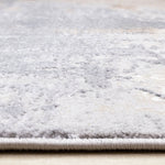 Smoky Terrain 7'10" x 10'6" Distressed Design Area Rug - Taupe, White, Brown
