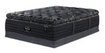 Beautyrest World Class Empress Luxury Firm King Mattress and Low Profile Split Boxspring Set
