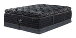 Beautyrest World Class Empress Luxury Firm Queen Mattress and Low Profile Split Boxspring Set
