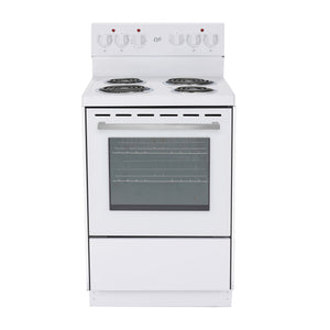 Epic Cuisinière électrique à serpentins 2,7 pi³ blanc EER239W-1