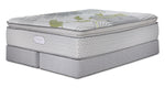 Beautyrest Max+ Valley Pillow Top Plush King Mattress and Split Boxspring Set