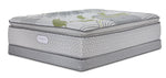 Beautyrest Max+ Valley Pillow Top Plush Twin Mattress and Low Profile Boxspring Set