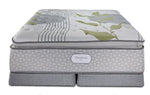 Beautyrest Max+ Valley Pillow Top Plush Queen Mattress and Low Profile Split Boxspring Set