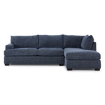 Fairmont 2-Piece Sectional with Right-Facing Chaise - Blue