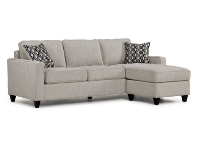 Flipp-it Sofa avec fauteuil allongé réversible - platine