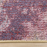 Petal Dreams 7'10" x 10'6" Poppy Design Area Rug - Pink, Blue, White