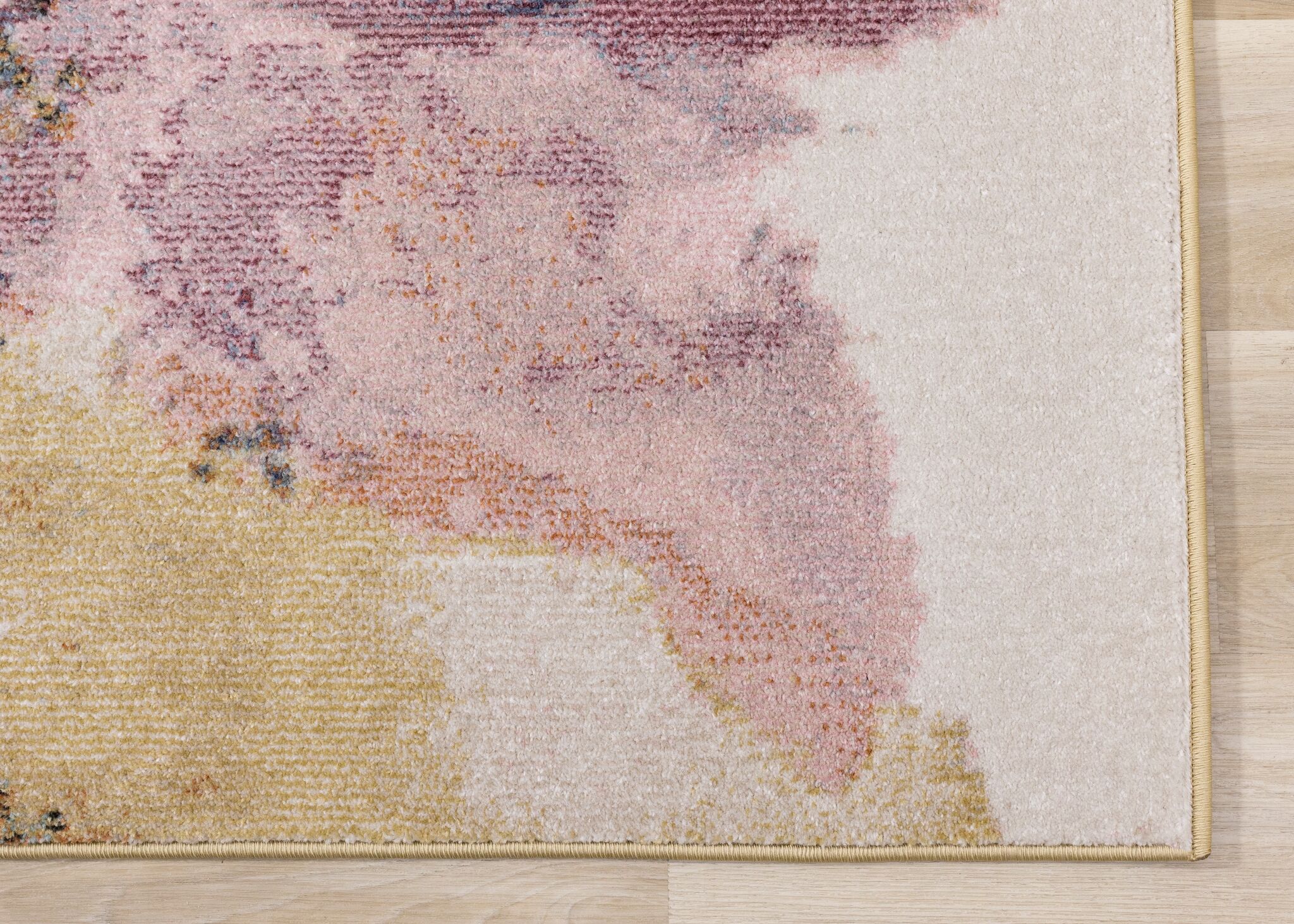 Petal Dreams 5'3" x 7'7" Poppy Design Area Rug - Pink, Blue, White,