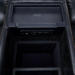 Franco Triple Power Reclining Loveseat with Console - Eclipse