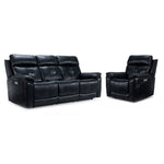 Franco Triple Power Reclining Sofa and Chair Set - Eclipse