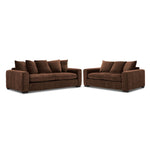 Frazer Sofa and Loveseat Set - Caramel