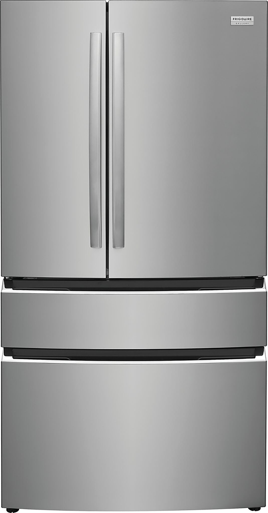 Frigidaire Gallery 36" 22 Cu. Ft. Smudge-Proof Stainless Steel Counter-Depth 4-Door French Door Refrigerator - GRMG2272CF
