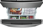 Frigidaire Gallery 36" 22 Cu. Ft. Smudge-Proof Stainless Steel Counter-Depth 4-Door French Door Refrigerator - GRMG2272CF