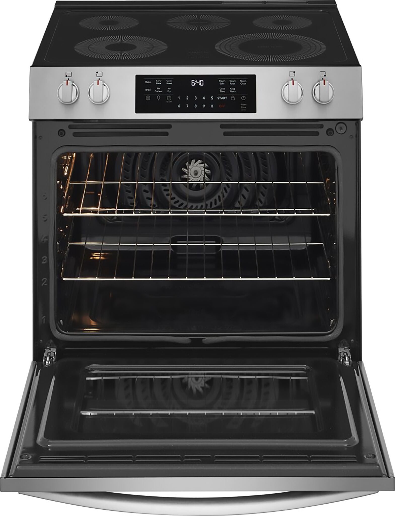 Frigidaire Gallery Stainless Steel Freestanding Electric Range with Total Convection (5.3 Cu. Ft.) - GCFE305CBF
