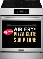 Frigidaire Gallery Cuisinière à induction 6,2 pi³ autonome avec pierre à pizza acier inoxydable GCFI307CBF--