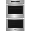 Frigidaire Professional Four mural double 10,6 pi³ de 30po avec mode pizza cuite sur pierre acier inoxydable – PCWD3085AF