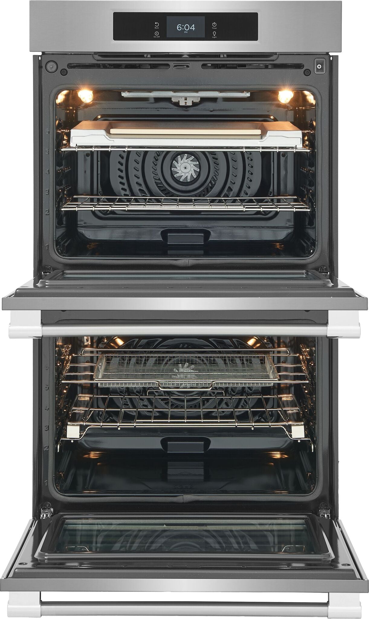 Frigidaire Professional Stainless Steel 30" Double Wall Oven with Stone-Baked Pizza Mode (10.6 Cu. Ft.) - PCWD3085AF