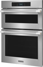 Frigidaire Professional Stainless Steel 30" Microwave (1.7 Cu. Ft.) Combination Wall Oven (5.3 Cu. Ft.) with Stone-Baked Pizza Mode - PCWM3085AF