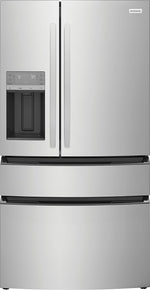 Frigidaire 36" 26 Cu. Ft. Smudge Proof Stainless Steel 4-Door French Door Refrigerator - FRMS2733AV