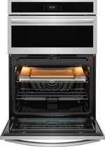 Frigidaire Gallery Stainless Steel 30" Electric Wall Oven and Microwave Combination with Stone-Baked Pizza (5.3 Cu. Ft.) - GCWM3070AF