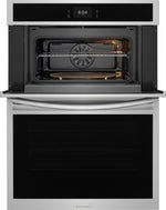 Frigidaire Gallery Stainless Steel 30" Electric Wall Oven and Microwave Combination with Stone-Baked Pizza (5.3 Cu. Ft.) - GCWM3070AF
