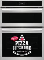 Frigidaire Gallery Combiné Four encastré et four micro-ondes (5,3 pi³/1,7 pi³) avec mode pizza cuite sur pierre 30 po acier inoxydable GCWM3070AF--