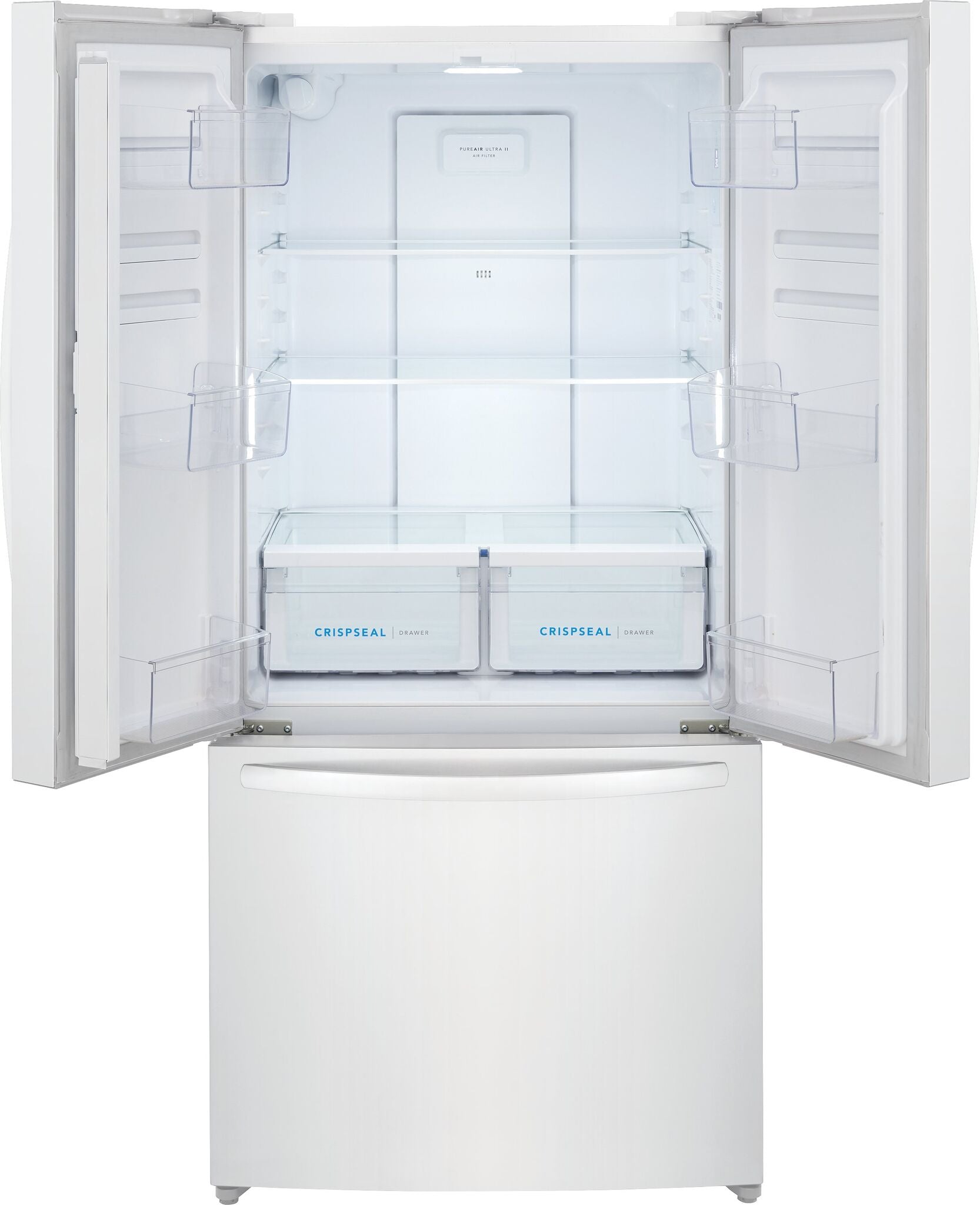 Frigidaire 31.3" (17.6 Cu. Ft.) White Counter-Depth French Door Refrigerator - FRFG1723AW