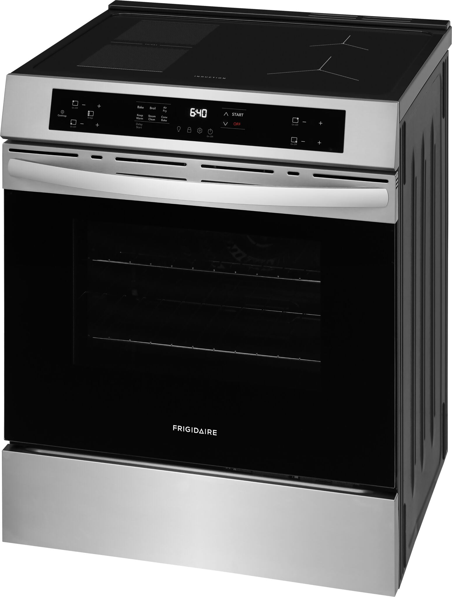 Frigidaire Stainless Steel Freestanding Induction Range with Air Fry (5.3 Cu. Ft.) - FCFI308CBS