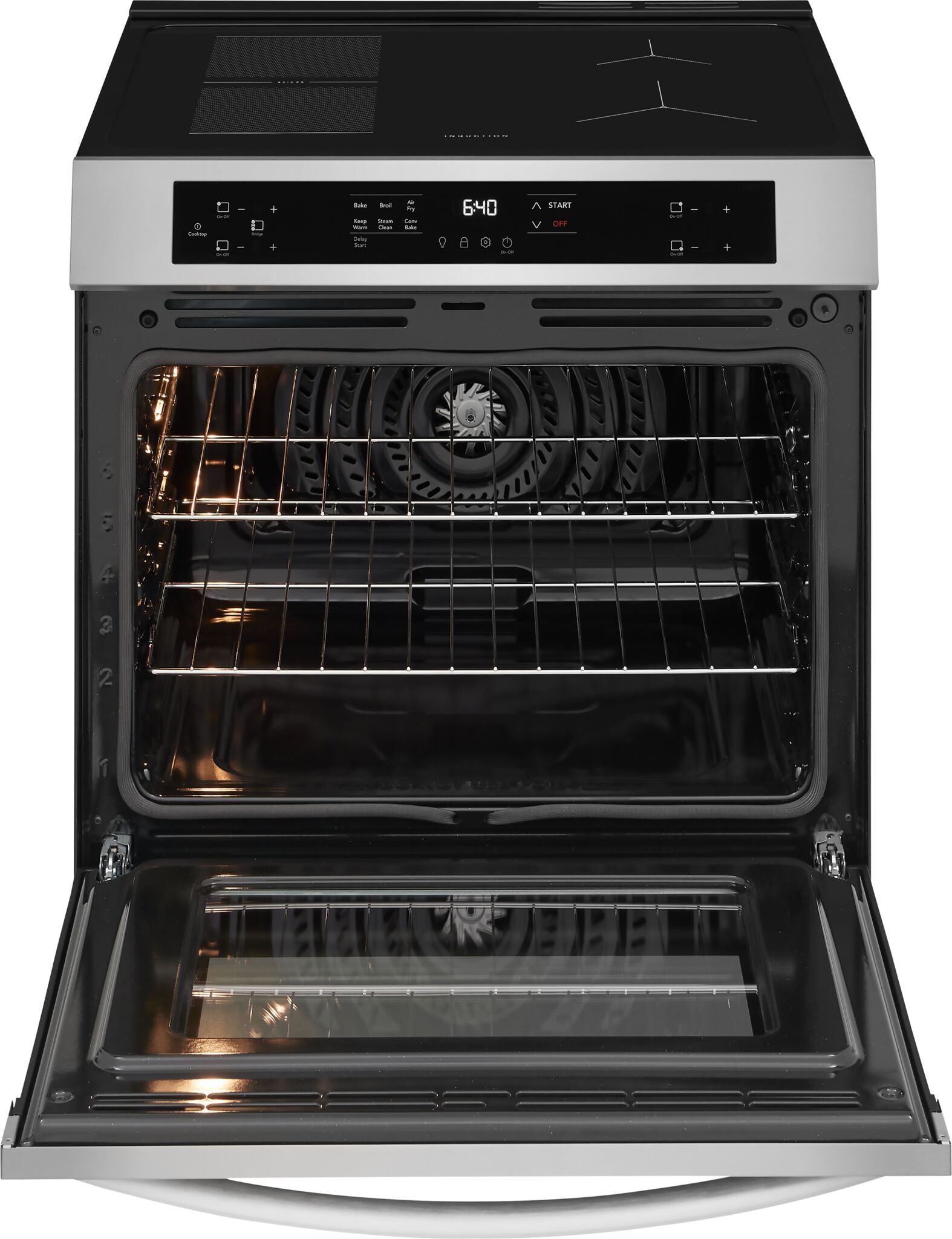 Frigidaire Stainless Steel Freestanding Induction Range with Air Fry (5.3 Cu. Ft.) - FCFI308CBS