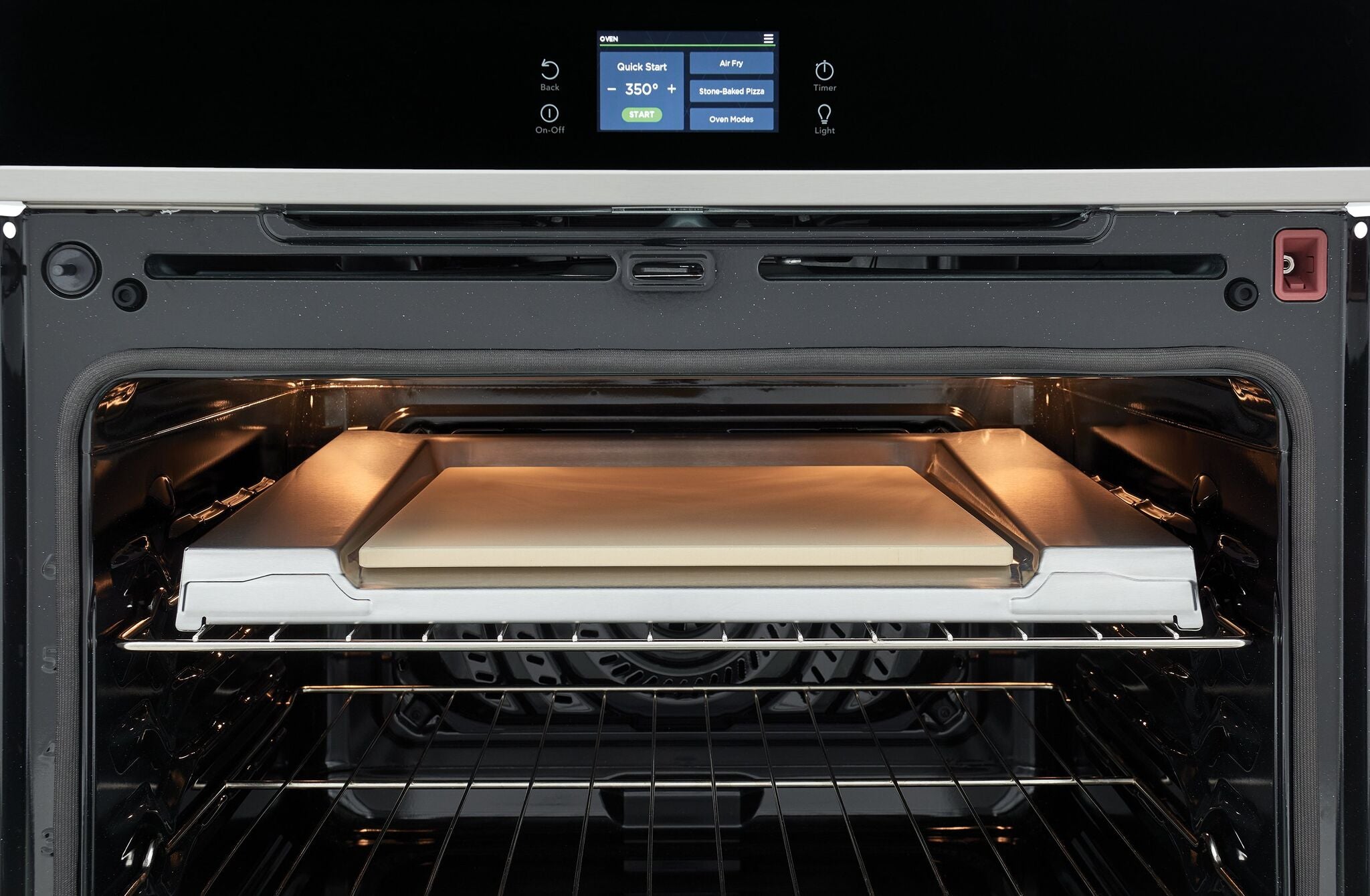 Frigidaire Gallery Stainless Steel 30" Single Electric Wall Oven with Stone-Baked Pizza (5.3 Cu. Ft.) - GCWS3070AF